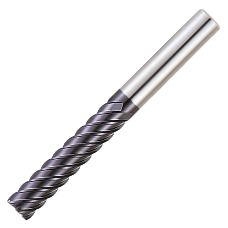 Europa Tools Carbide End Mill 6 Flute Square Edge - 45° Helix - Extra Long Length - Pulsar XL - 6mm