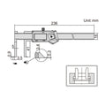 11-150mm / 0.43-6" Digital Groove Caliper - 1520 Series (Insize) thumbnail 2