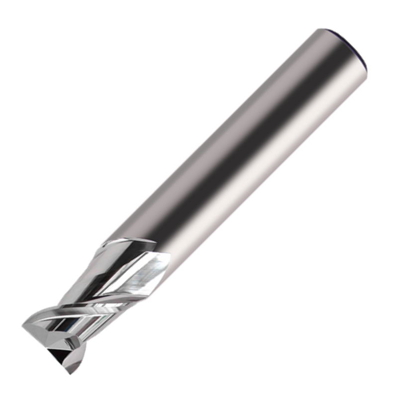 Europa Tools Carbide End Mill 2 Flute - Square Edge - Short Length For Aluminium - ALU XP - 3mm