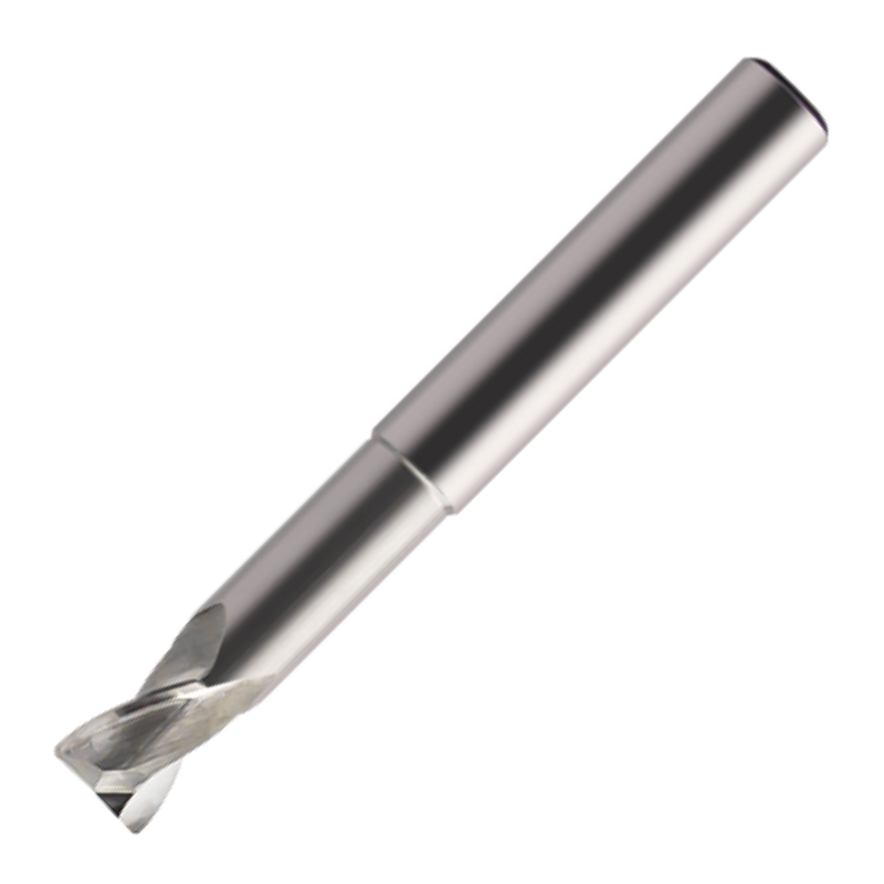 Europa Tools Carbide End Mill 2 Flute - Corner Radius - Extended Neck For Aluminium - ALU XP - 4mm
