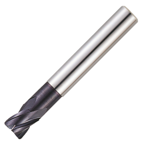 Europa Tools Carbide End Mill 4 Flute Corner Radius - Stub Cut Length - Pulsar XL - 6mm x R0.6