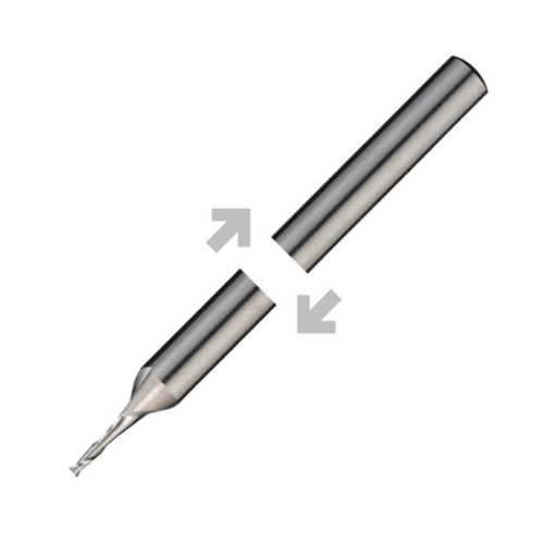 ITC Carbide End Mill Square Edge 164 - 30° Helix With Facet Relief - Micro - 1.6mm