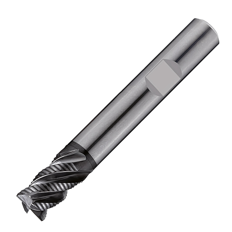 Europa Tools Carbide End Mill 4 Flute Rougher - Short Length - Flat - Pulsar DMX - 6mm