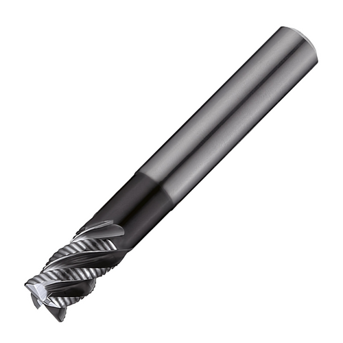 Europa Tools Carbide End Mill 4 Flute Rougher - Extended Neck - Plain - Pulsar DMX - 10mm