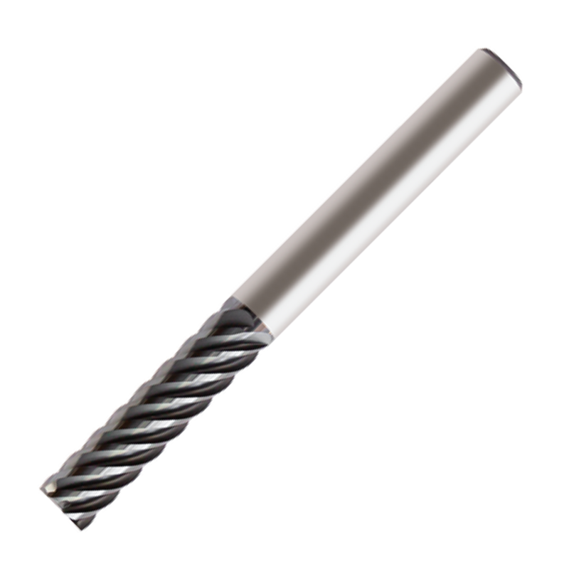 Europa Tools Carbide End Mill 6 Flute Square Edge - Long Length - Mastermill VX6 - 6mm