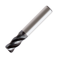 Europa Tools Carbide End Mill 4 Flute Corner Radius - Standard Length - Mastermill VX - 3mm x R0.3 thumbnail 1