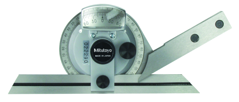 Mitutoyo Universal Protractor 150mm Blade
