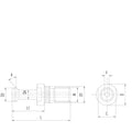 Omega Products Hass Pull Stud - Hollow - With O Ring - For Through Coolant - 45° thumbnail 2