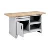Polstore Modular Workbench With 1 Door, 1 Drawer & 2 Shelves - Light Grey - 1500mm (W) x 750mm (D) thumbnail 1