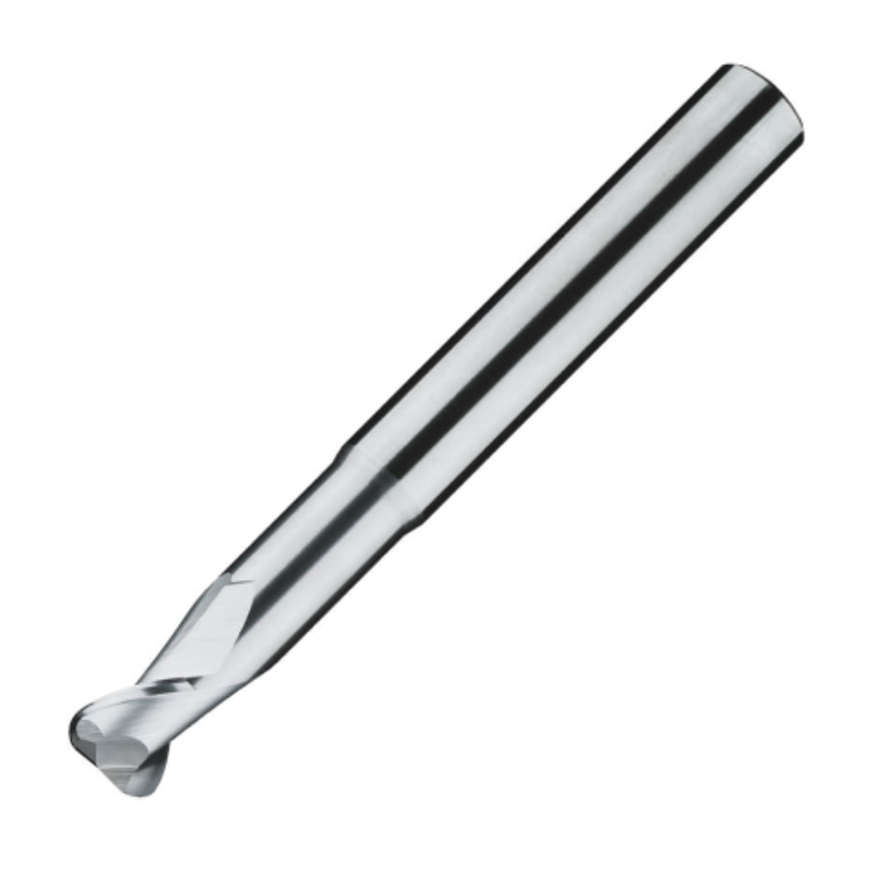 ITC Carbide End Mill Corner Radius 2001 - 2 Flute 40° Helix Mill With Radius, Facet Relief & Wiper Flats - Non-Ferrous - 3mm x R0.25