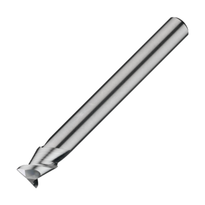 ITC Carbide End Mill Square Edge 2051 - 2 Flute 55° Helix Reduced Shank Trace Of Land with Wiper Flats - Non-Ferrous - 6mm
