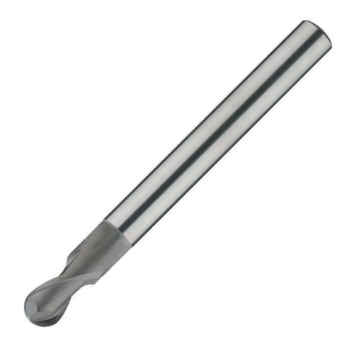 ITC Carbide End Mill Ball Nose 2072 - 2 Flute 30° Helix  With Facet Relief & Diamond Coating - Composites - 12mm