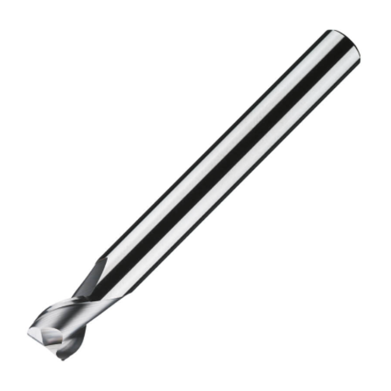 ITC Carbide End Mill Square Edge 2081 - 2 Flute 40° Helix Facet Relief with Wiper Flats - Non-Ferrous - 6mm