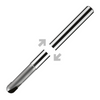 ITC Carbide End Mill Ball Nose 2132 - 2 Flute PCD Tipped With Facet Relief - Composites - 8mm thumbnail 1