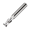 ITC Carbide End Mill Square Edge 2161 - 2 Flute 45° Helix with Facet Relief - Non-Ferrous - 1mm thumbnail 1