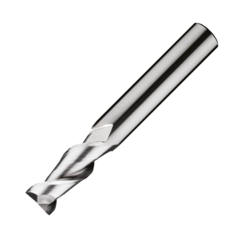 ITC Carbide End Mill Square Edge 2161 - 2 Flute 45° Helix with Facet Relief - Non-Ferrous - 1mm
