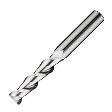 ITC Carbide End Mill Corner Radius 2201 - 2 Flute 45° Helix With Facet Relief & Radius - Non-Ferrous - 16mm x R4