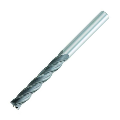 OSG Carbide 4 Flute End Mill Square - Extra Long Length Centre Cutting For General Applications - 6mm