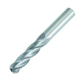 OSG Carbide 4 Flute End Mill Ball Nose - Long Length Centre Cutting For General Applications - 3mm thumbnail 1