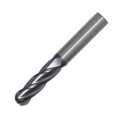 OSG Carbide 4 Flute End Mill Ball Nose TiAlN Coated - Long Length Centre Cutting For General Applications - 3mm thumbnail 1