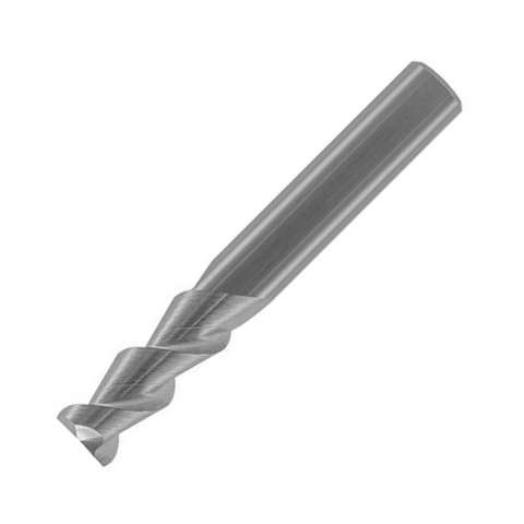 OSG 55° Helix Endmill Square Edge - Centre Cutting Regular Length - 4mm