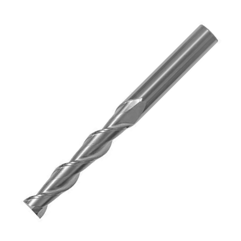 OSG Carbide Centre Cutting End Mill Square Edge Long Length - For Aluminium - 6mm