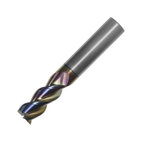 OSG Carbide 3 Flute End Mill Square Edge DLC Coated - For Aluminium - 3mm