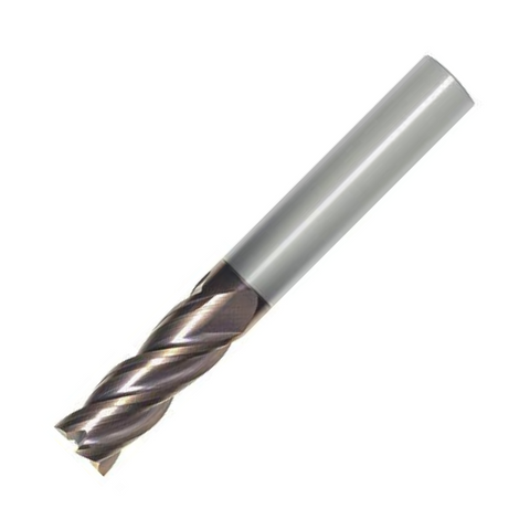 OSG Carbide 4 Flute End Mill Square Edge TiSlN Coated - For Exotic Materials - 12mm