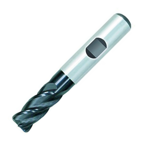 OSG Carbide 4 Flute Variable Lead End Mill Corner Radius TiAlN Coated - Regular Length - For Titanium & General Applications - 8mm x R0.25