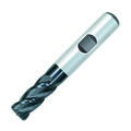 OSG Carbide 4 Flute Variable Lead End Mill Corner Radius TiAlN Coated - Regular Length - For Titanium & General  Applications - 6mm x R0.25 thumbnail 1