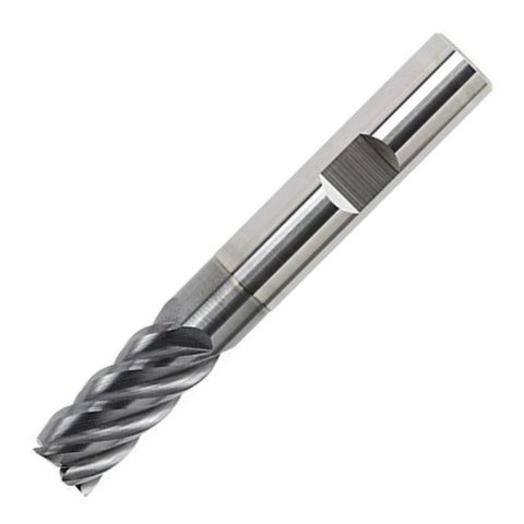 OSG Variable Lead Optimal Flute Shape Endmill Square Edge - Weldon Shank - For Smooth Evacuation of Chips - 12mm