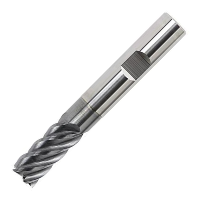OSG Variable Lead Optimal Flute Shape Endmill Corner Radius - Weldon Shank - For Smooth Evacuation of Chips - 6mm x R0.25