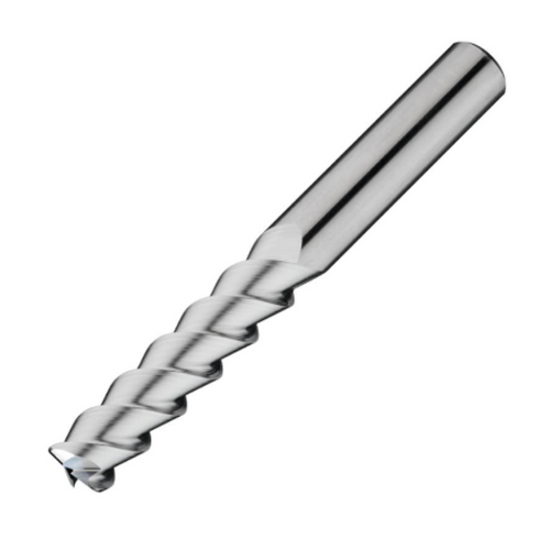 ITC Carbide End Mill Corner Radius 3051 - 3 Flute 55° Helix With Trace Of Land & Radius - Non-Ferrous - 10mm x R1