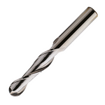Europa Tools Carbide End Mill 2 Flute Uncoated - Ball Nose - Long Length - K30 - 4mm