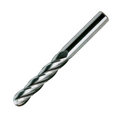 Europa Tools Carbide End Mill 4 Flute Uncoated - Ball Nose - Long Length - K30 - 3mm thumbnail 1