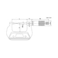 0-25mm Point Type A Micrometer - 3230 Series (Insize) thumbnail 2