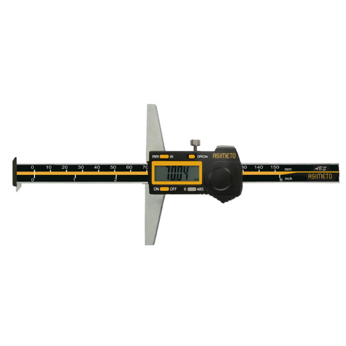 Asimeto Absolute Depth Caliper With Hook - 323 Series - 0-300mm