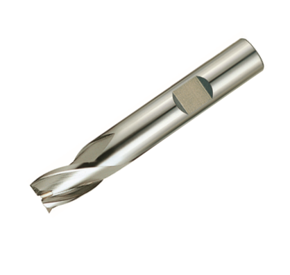 Europa Tools HSS-E End Mill - Uncoated 3 Flute Standard Short Throw Away - 4.5mm