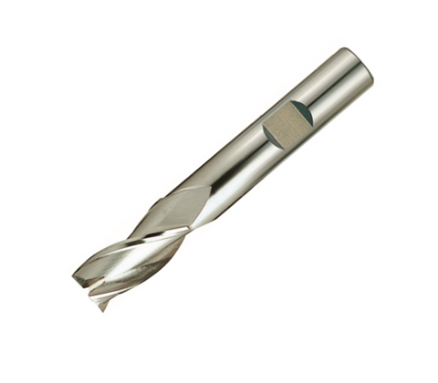 Europa Tools HSS-E End Mill - Uncoated 3 Flute STD Long Series Throw Away - 8mm