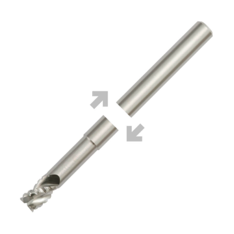 ITC Carbide End Mill Rougher 3301 - 3 Flute 38° Helix Form - Non-Ferrous - 6mm