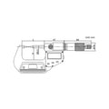 0-25mm/0-1" IP54 Digital Point Micrometer - 3530 Series (Insize) thumbnail 2