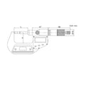 0-25mm/0-1" Insize Digital Blade Micrometer (3532 Series (Insize) thumbnail 2