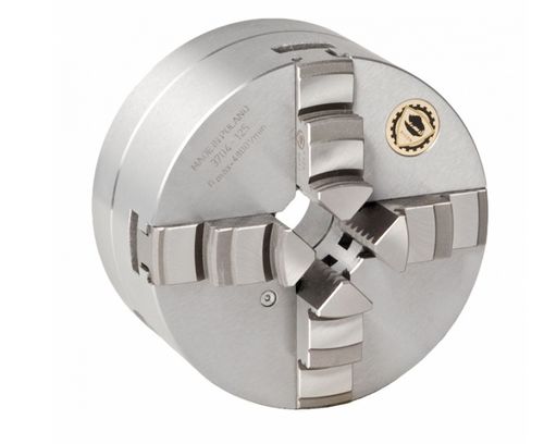 Bison Steel Scroll Chuck - 4 Jaw - 1 Piece Jaw (Rear Mount) - 250mm