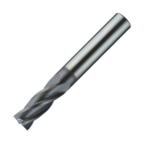 ITC Carbide End Mill Corner Radius 4061 - 4 Flute 30° Helix With Roll Relief, Radius & Coating - General Purpose - 10mm x R1