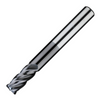 ITC Carbide End Mill Corner Radius 4081 - 4 Flute 38° Helix With Roll Relief, Harmonic Fluting, Radius & Coating - Steels & Exotics - 1mm x R0.25 thumbnail 1