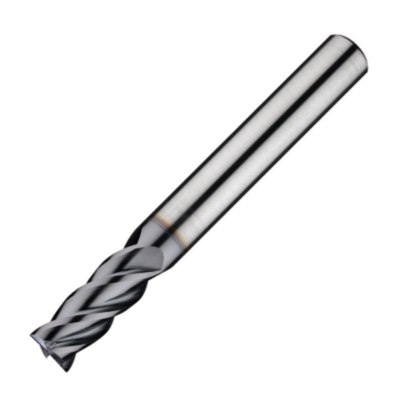 ITC Carbide End Mill Square Edge 4081 - 4 Flute 38° With Roll Relief Harmonic Fluting & Coating - Steels & Exotics - 1mm