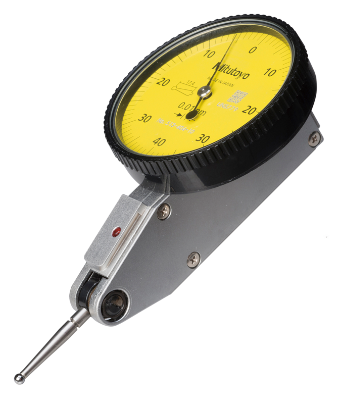 Mitutoyo Horizontal Dial Test Indicators 0,8mm, 0,01mm, 4/8mm Stem, with Bracket