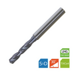VORTEX Carbide Drill Solid 5xD TiXCo4 Coated  - 1.2mm