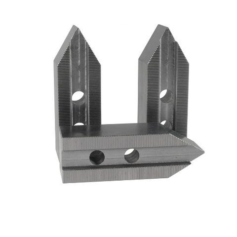 Vortex Standard Soft Jaws - (Serrations 1.5mm x60) - 95mm x 35mm x 37mm - B08/B208 Chuck Type
