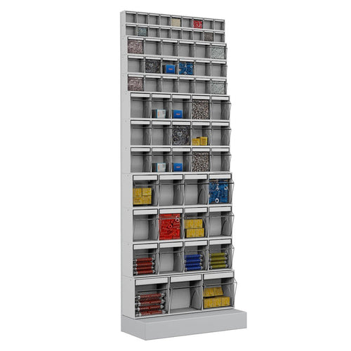 Polstore Unibox Free-Standing Racks - 66 Compartments - 600mm (w) x 325mm (d) x 1950mm (h)
